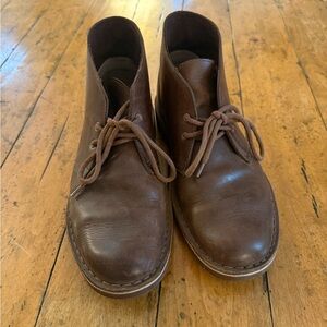 Clark’s Brown Leather Desert Boots